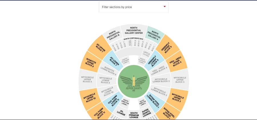 Ekana Cricket stadium LSG IPL tickets