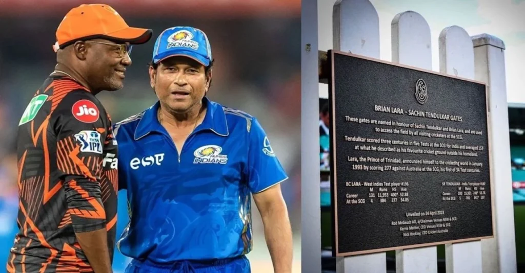 Tendulkar and Lara Honoured at SCG