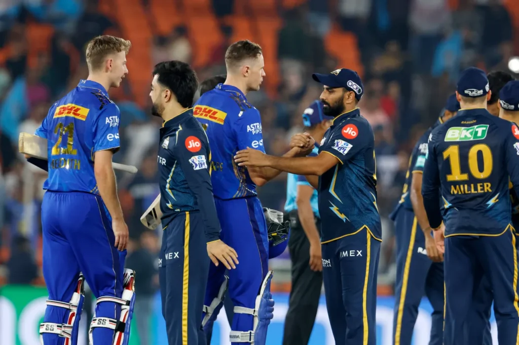 Gujarat Titans beat Mumbai Indians by 55 runs in IPL 2023 match