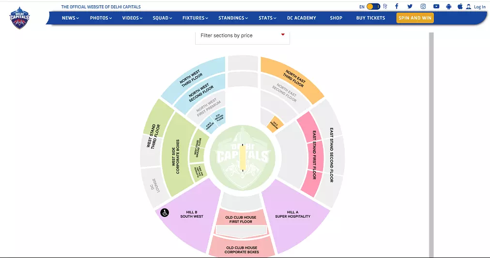 Arun Jaitley Stadium 2023 IPL tickets booking