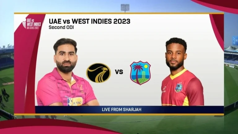 UAE vs West Indies 2nd ODI highlights